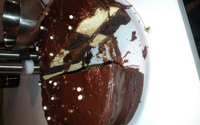 Gâteau damier thème France