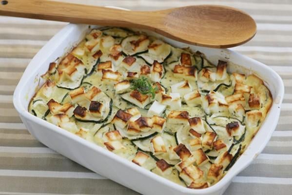 Gratin de courgettes à la Vache qui rit