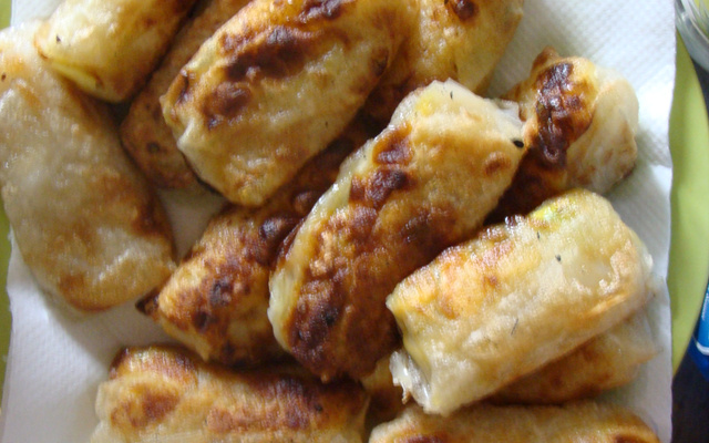 Nems de courgettes maison