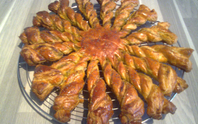 Tarte soleil jambon emmental