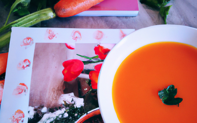 Soupe carottes et jus d'orange