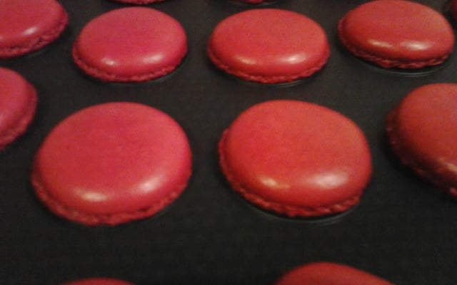 Macarons à la fraise classiques