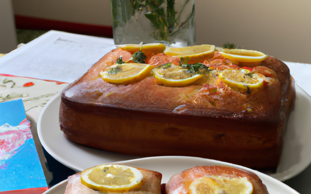 Cake au citron et au saumon