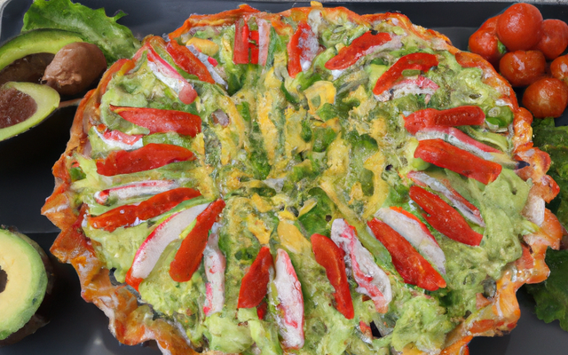 Tarte au crabe et avocat