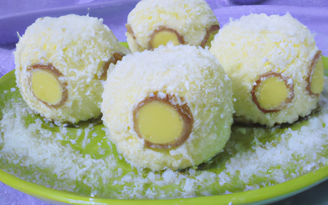 Boules de neige gâteau