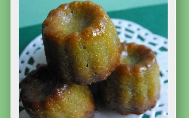 Cannelés pistache