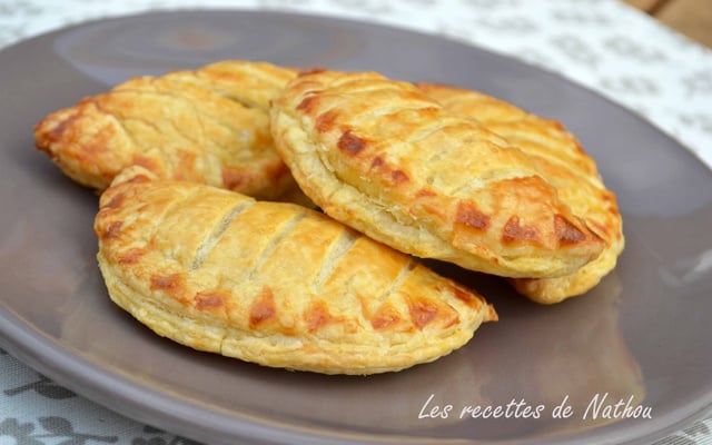Chaussons aux pommes à la compote maison