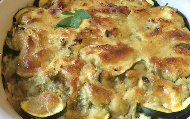 Gratinette de courgettes