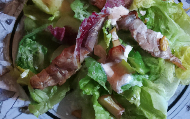 Salade de poulet au bacon