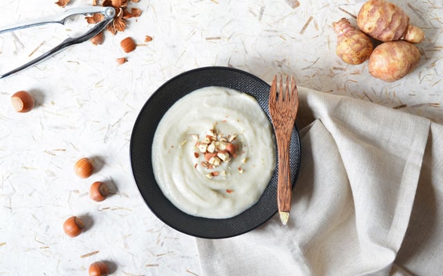 Purée gourmande de topinambours
