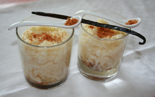 Riz au lait gourmand au sucre vanillé