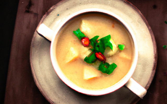 Soupe poireaux pomme de terre