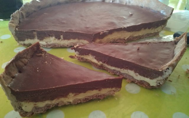 Tarte glacée au chocolat