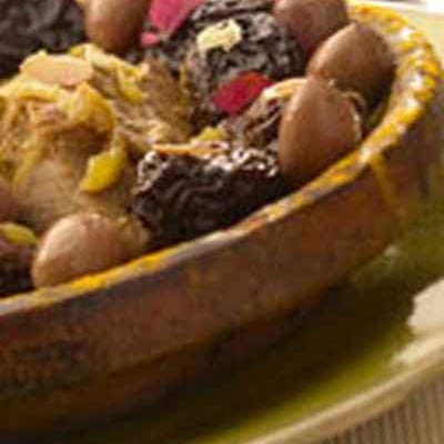 Tajine d'agneau aux pruneaux