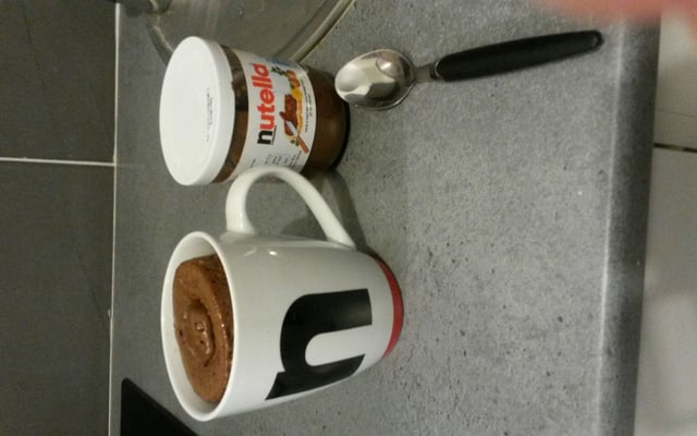 Mug cakes au Nutella