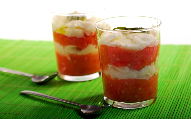 Tiramisu de tomates au St Môret