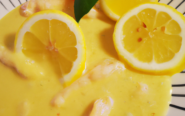 Sauce pêche/citron
