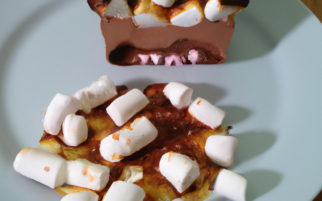 Mousse au chocolat et chamallows