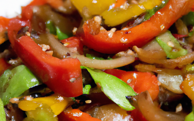 Poivrons à l'oriental