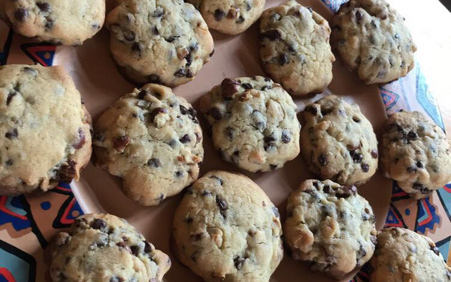 Cookies aux noisettes et aux pépites de chocolat
