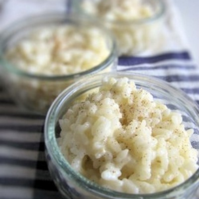 Riz au lait à la cannelle et au chocolat