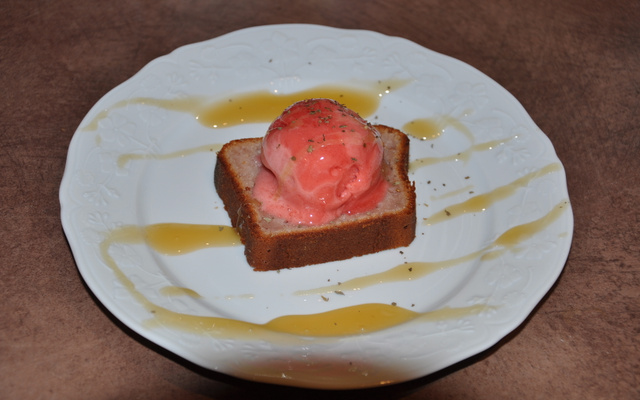 Gâteau au yaourt et à la fraise