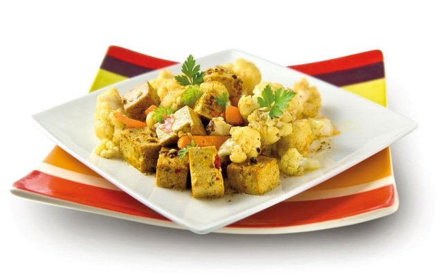 Curry de tofu sauté