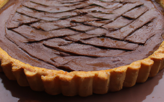 Tarte originale au chocolat