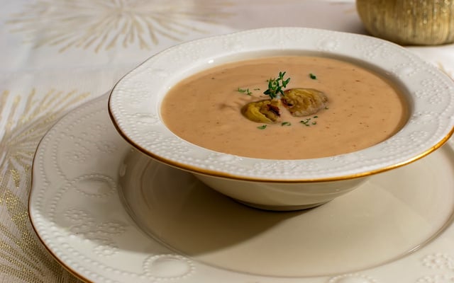 Soupe de châtaigne