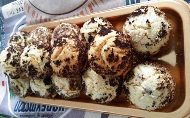 Muffins au lait de coco et pépites de chocolat