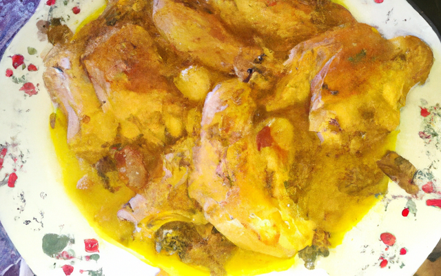 Cari d'anton au poulet