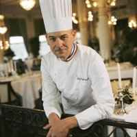 Crème de châtaigne au foie gras, cèpes et croutons