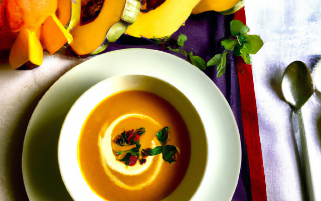 Velouté de potiron crémeux