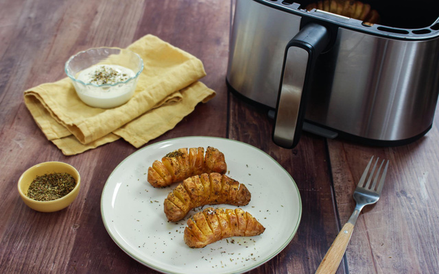 Pommes de terre hasselback au Air Fryer