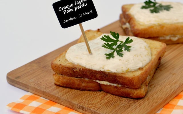 Croque Monsieur façon Pain Perdu Harrys au jambon & St Môret®