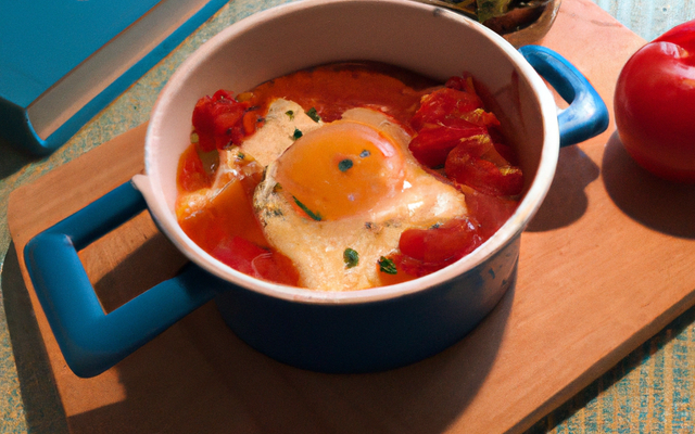 Œuf cocotte à la tomate