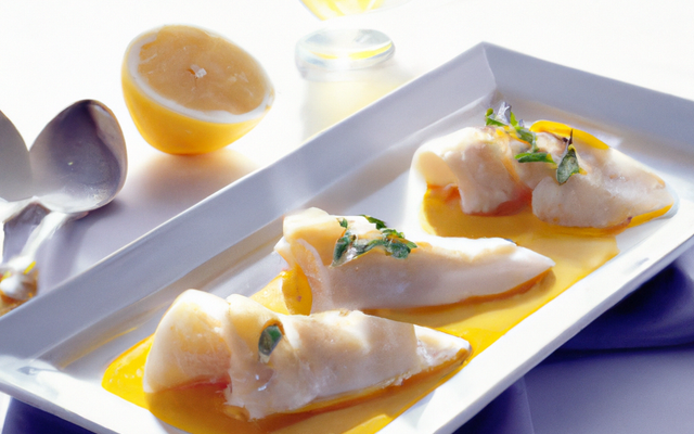 Filets de soles sauce citron