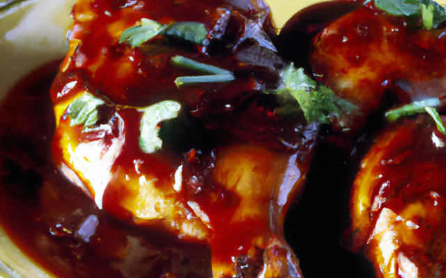Poulet à la sauce barbecue