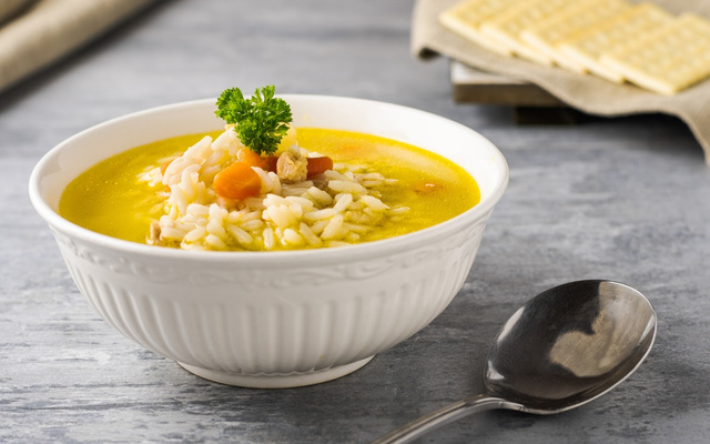 Soupe de riz maison