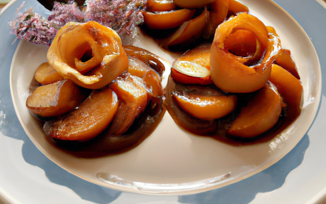 Pommes caramélisées à la gentiane