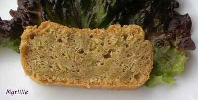 Cake aux Pois Cassés et à la farine de Petit Epeautre