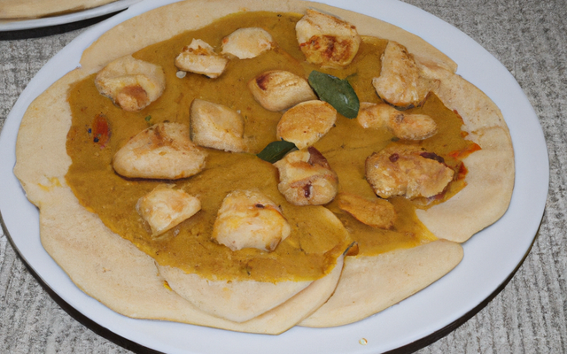 Galettes de poulet au curry