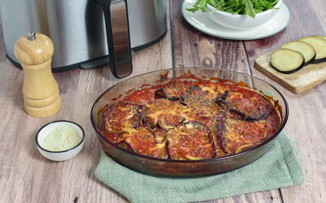 Aubergines parmigiana au Air Fryer