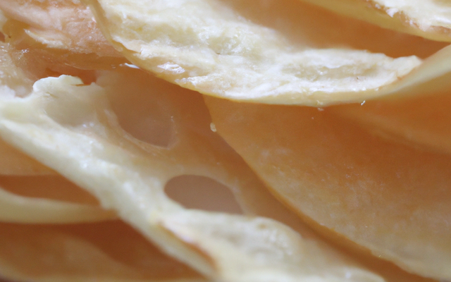 Tuiles sucrées allégées en beurre