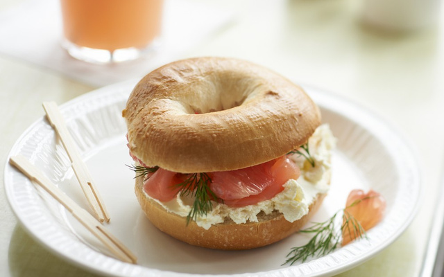 Bagel frais au pamplemousse de Floride