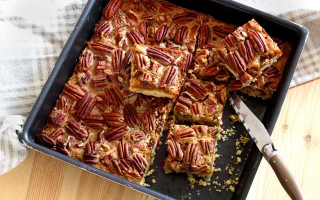 Carrés aux noix de pécan