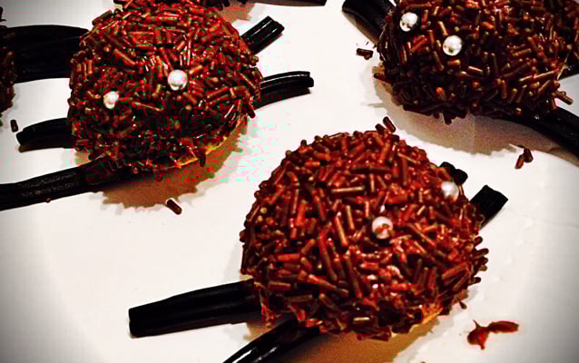 Gâteau d'araignées Halloween