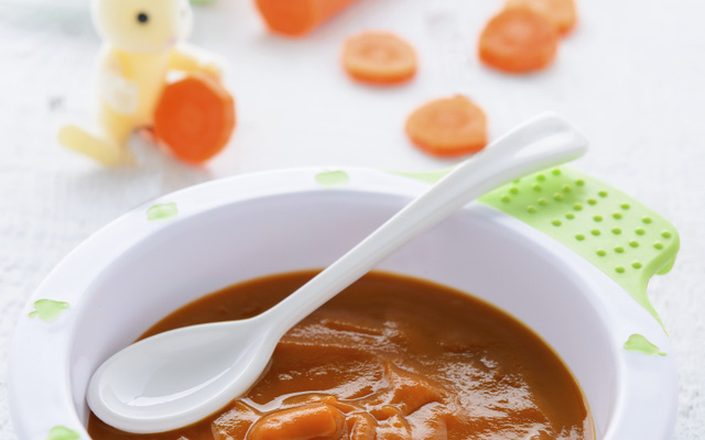 Purée de carottes à l'orange et cumin à partir de 6 mois