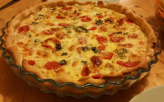 Tarte au thon et à la tomate