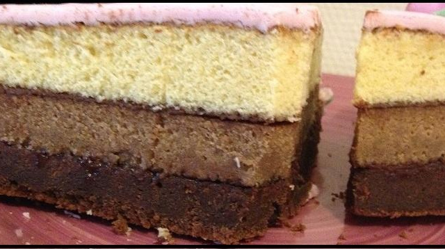 Gâteau américain aux 3 chocolats et pâte à sucre